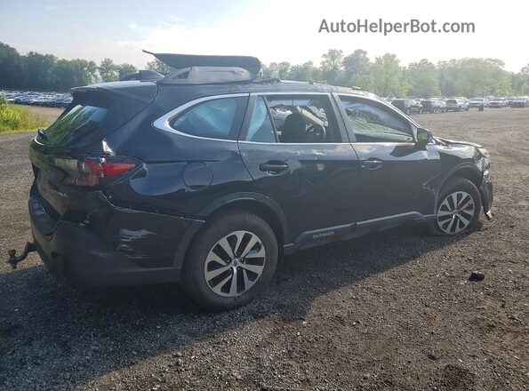 4S4BTAAC1M3228202 2021 SUBARU OUTBACK Черный Задняя правая четверть