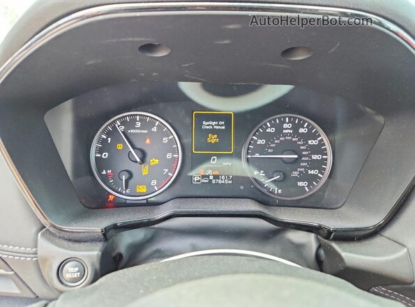 4S4BTAAC3L3201503 2020 SUBARU OUTBACK Gray Սարքավորումների վահանակի տեսք