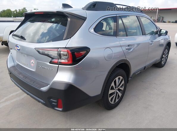 4S4BTAAC3M3176751 2021 SUBARU OUTBACK Silver Tył prawy
