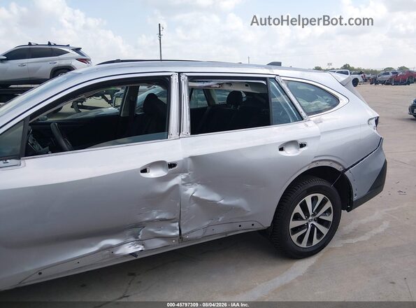 4S4BTAAC3M3176751 2021 SUBARU OUTBACK Silver Widok z przodu