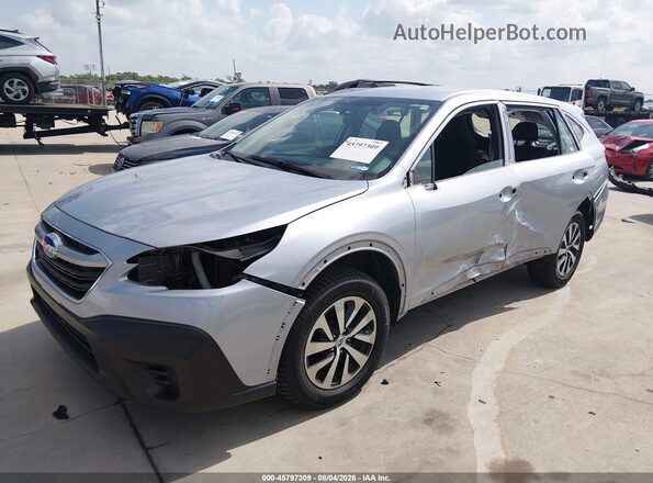 4S4BTAAC3M3176751 2021 SUBARU OUTBACK Silver Przód lewy
