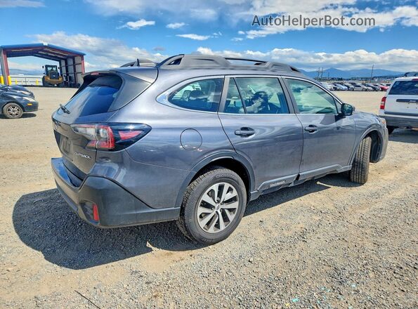4S4BTAAC4M3163653 2021 SUBARU OUTBACK Gray Trasero derecho