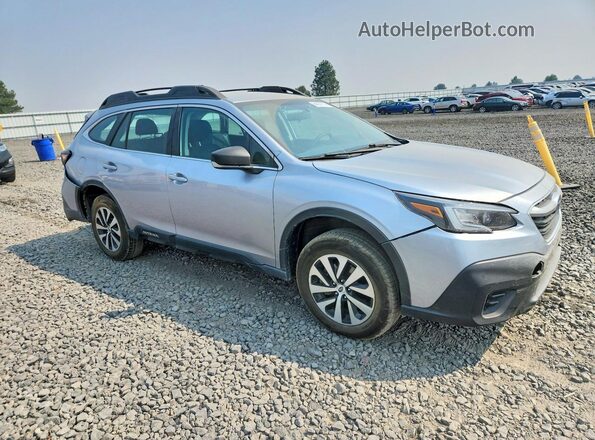 4S4BTAAC6N3236412 2022 SUBARU OUTBACK Серебряный Передняя правая четверть