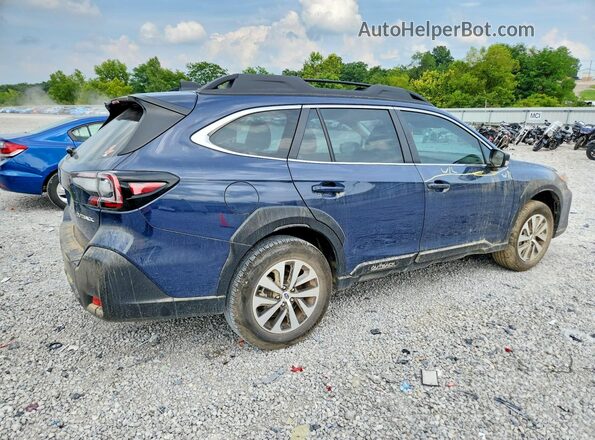 4S4BTAAC7S3202619 2025 SUBARU OUTBACK Синий Задняя правая четверть