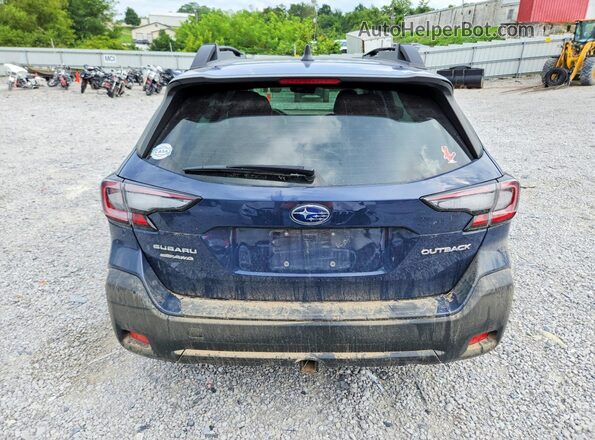 4S4BTAAC7S3202619 2025 SUBARU OUTBACK Синий Вид сзади