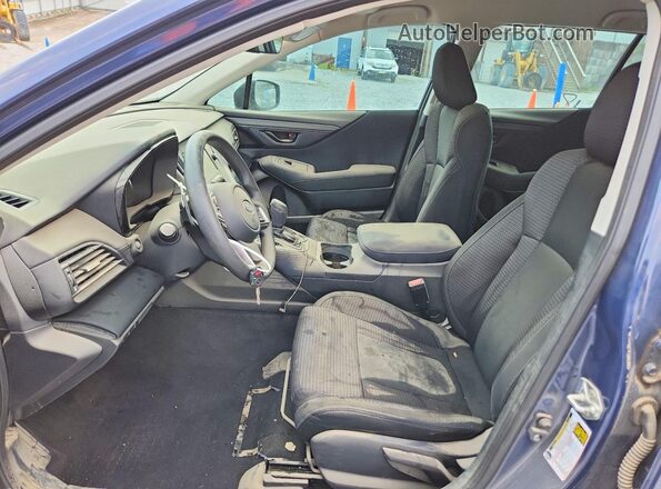 4S4BTAAC7S3202619 2025 SUBARU OUTBACK Синий Вид салона спереди