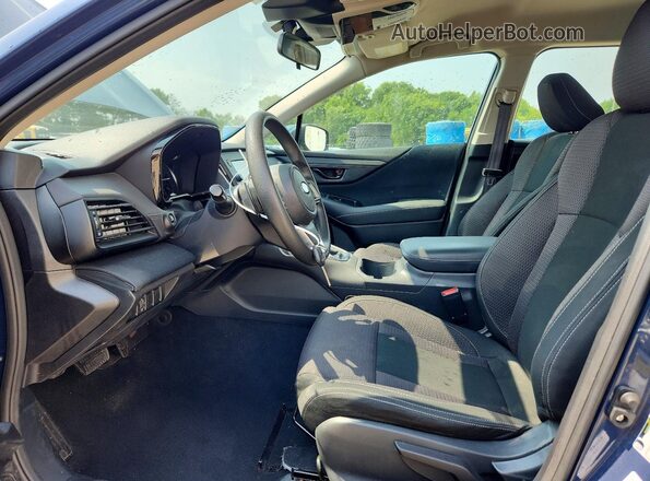4S4BTAAC8R3108114 2024 SUBARU OUTBACK Blue Widok wnętrza z przodu