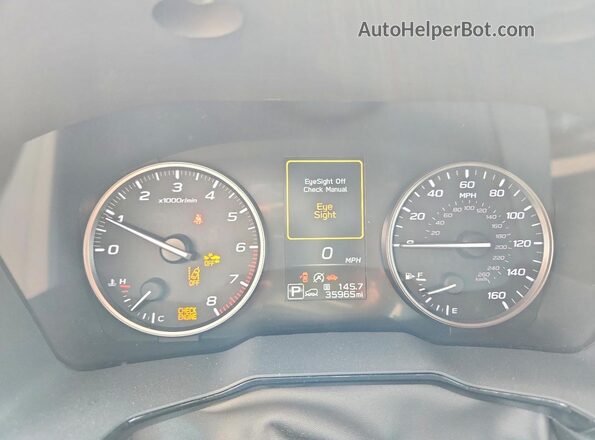 4S4BTAAC8R3108114 2024 SUBARU OUTBACK Blue Widok zestawu wskaźników