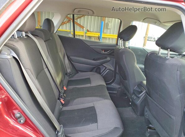 4S4BTACC0L3201892 2020 SUBARU OUTBACK Бордовый Вид задних сидений