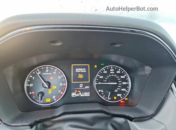 4S4BTACC1P3104979 2023 SUBARU OUTBACK Gray Instrument cluster view