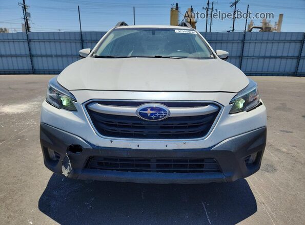4S4BTACC2L3184660 2020 SUBARU OUTBACK White წინა ხედი