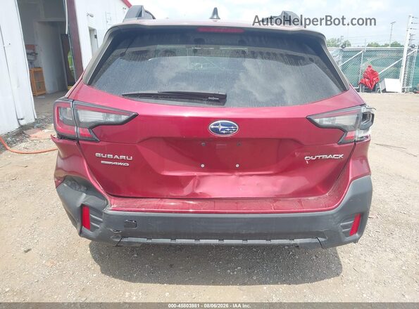 4S4BTACC2N3101313 2022 SUBARU OUTBACK Maroon წინა ხედი