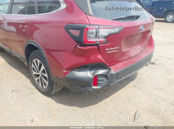 4S4BTACC2N3101313 2022 SUBARU OUTBACK Maroon ხელსაწყოთა პანელის ხედი