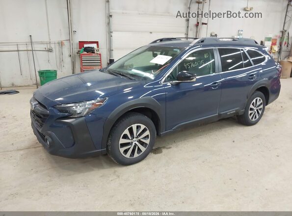 4S4BTACC2S3120441 2025 SUBARU OUTBACK Dark Blue Передняя левая четверть
