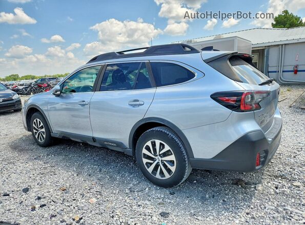 4S4BTACC3L3240458 2020 SUBARU OUTBACK Silver Rear left