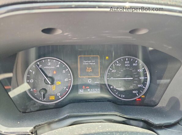 4S4BTACC3L3240458 2020 SUBARU OUTBACK Silver Instrument cluster view