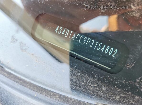 4S4BTACC3P3154802 2023 SUBARU OUTBACK White Vista de la etiqueta del VIN