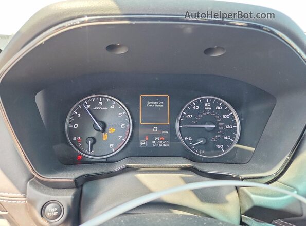 4S4BTACC4L3157458 2020 SUBARU OUTBACK Silver Սարքավորումների վահանակի տեսք