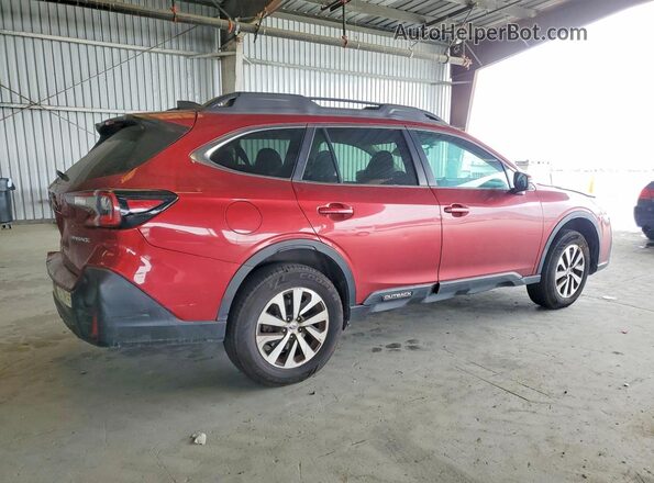 4S4BTACC4L3190492 2020 SUBARU OUTBACK Красный Задняя правая четверть