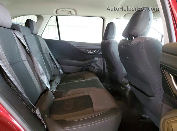4S4BTACC4L3190492 2020 SUBARU OUTBACK Красный Вид задней части салона