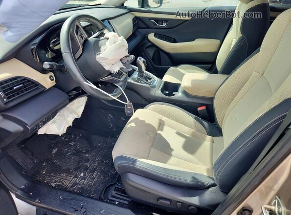 4S4BTACC5L3116501 2020 SUBARU OUTBACK Tan Widok wnętrza z przodu