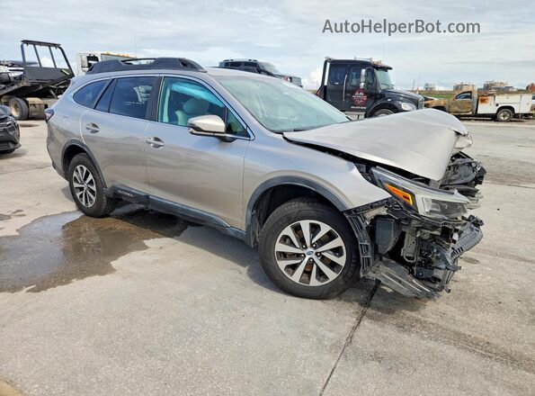 4S4BTACC5L3116501 2020 SUBARU OUTBACK Tan Przód prawy