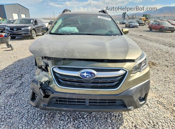 4S4BTACC5L3223063 2020 SUBARU OUTBACK Зеленый Вид спереди