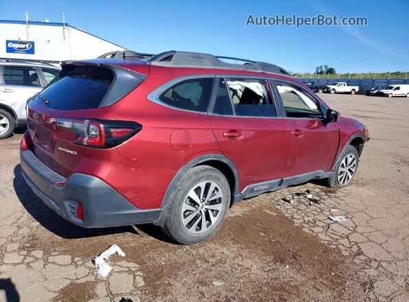 4S4BTACC5M3104320 2021 SUBARU OUTBACK Red Հետևի աջ
