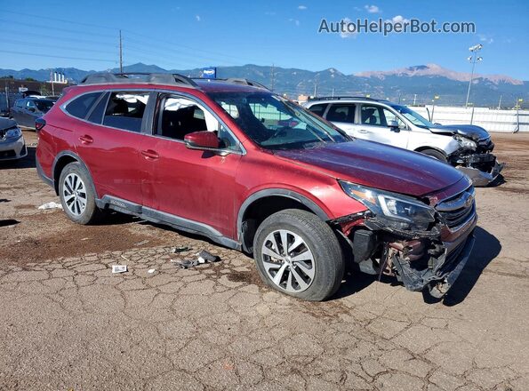 4S4BTACC5M3104320 2021 SUBARU OUTBACK Red Առջևի աջ