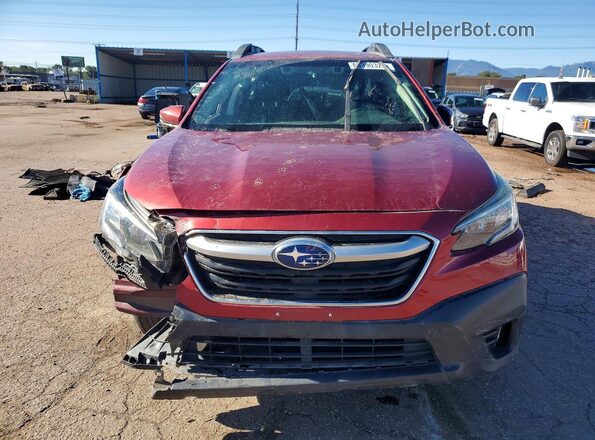 4S4BTACC5M3104320 2021 SUBARU OUTBACK Red Դիմացի տեսք