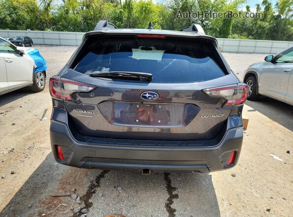 4S4BTACC6L3100288 2020 SUBARU OUTBACK Gray Вид ззаду