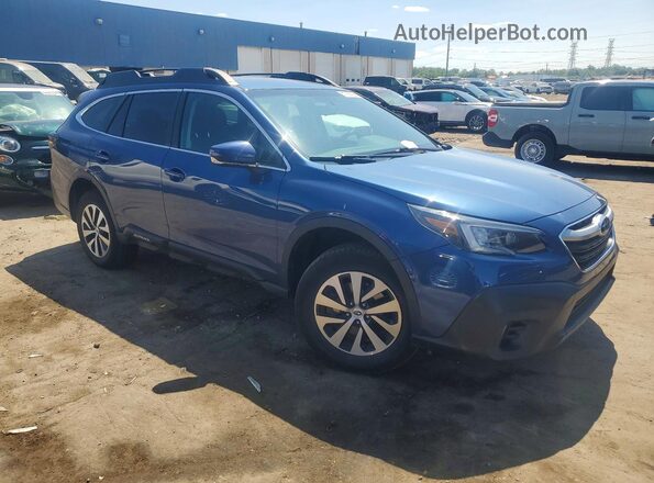 4S4BTACC6N3240652 2022 SUBARU OUTBACK Blue Delantero derecho