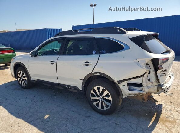4S4BTACC8L3266232 2020 SUBARU OUTBACK Белый Задняя левая четверть