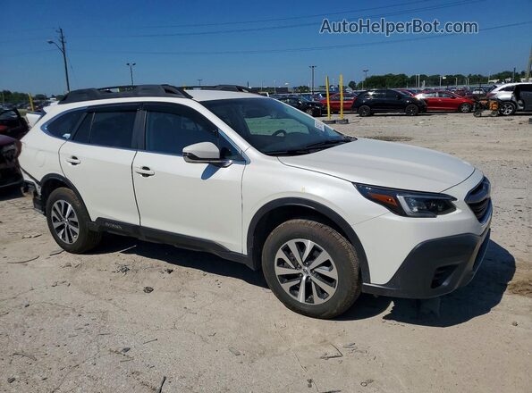 4S4BTACC8L3266232 2020 SUBARU OUTBACK Белый Передняя правая четверть