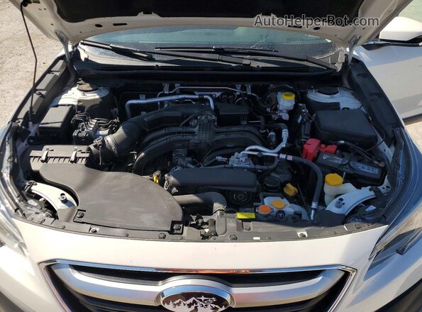 4S4BTACC8L3266232 2020 SUBARU OUTBACK Белый Вид подкапотного пространства