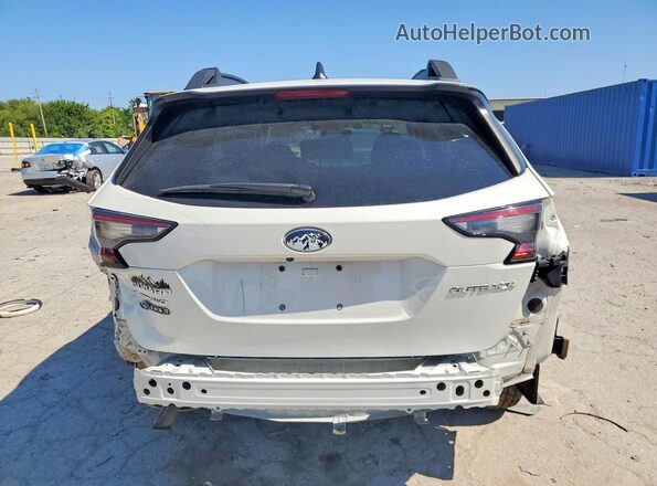 4S4BTACC8L3266232 2020 SUBARU OUTBACK Белый Вид сзади