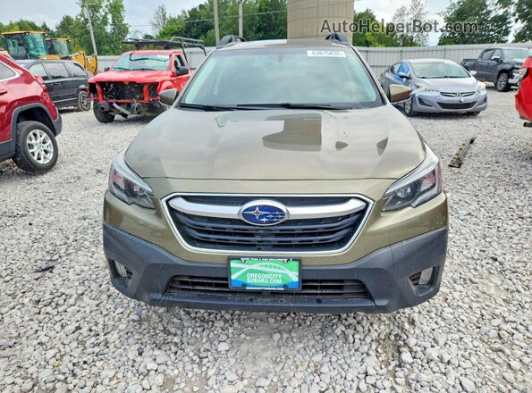 4S4BTACC9L3200708 2020 SUBARU OUTBACK Зеленый Вид спереди
