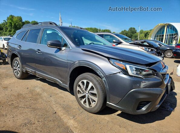 4S4BTACC9L3258477 2020 SUBARU OUTBACK Gray Передня права чверть