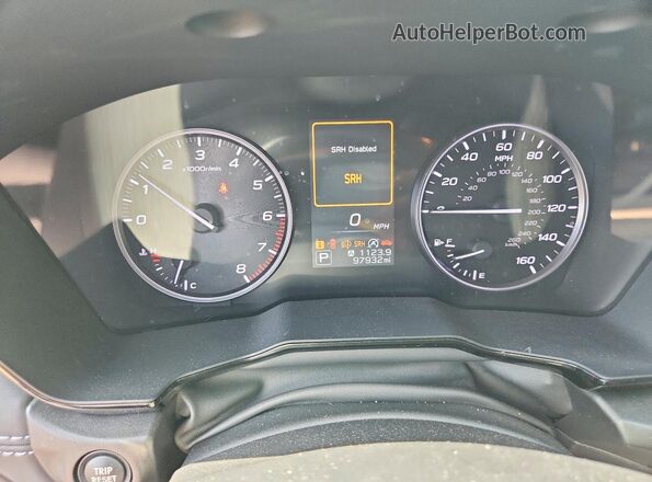 4S4BTACC9N3101938 2022 SUBARU OUTBACK White Widok zestawu wskaźników