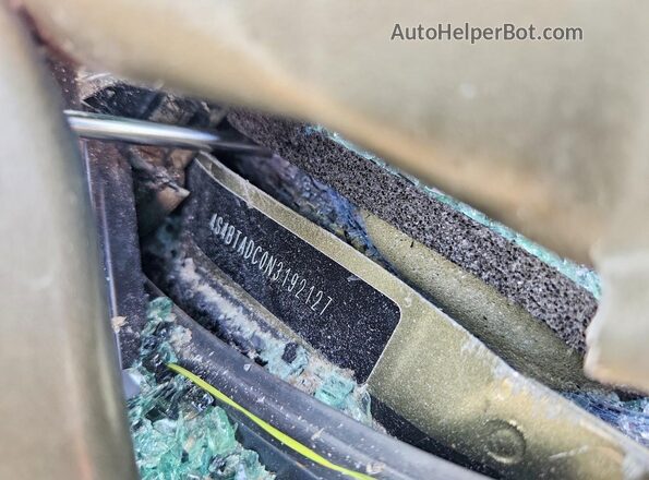 4S4BTADC0N3192127 2022 SUBARU OUTBACK Green VIN sticker view