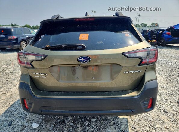 4S4BTADC0N3192127 2022 SUBARU OUTBACK Green Rear view