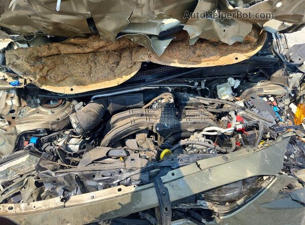 4S4BTADC0N3192127 2022 SUBARU OUTBACK Green Engine compartment view