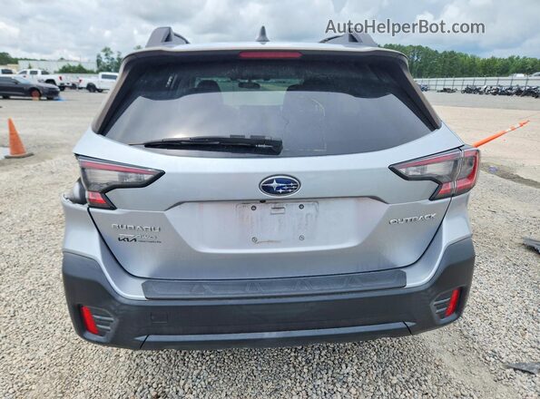 4S4BTADC1M3173990 2021 SUBARU OUTBACK Silver Вид ззаду