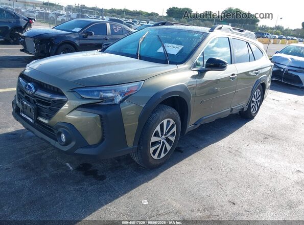 4S4BTADC1R3124974 2024 SUBARU OUTBACK Green Передня ліва чверть