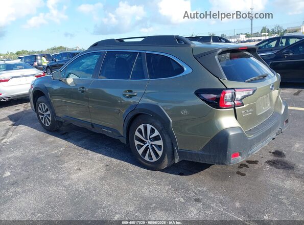 4S4BTADC1R3124974 2024 SUBARU OUTBACK Green Задня ліва чверть