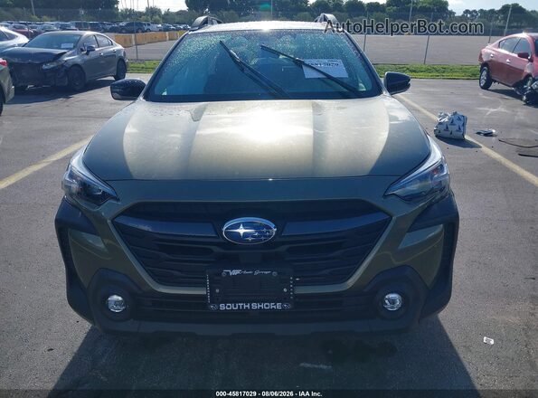4S4BTADC1R3124974 2024 SUBARU OUTBACK Green Вид щитка приладів