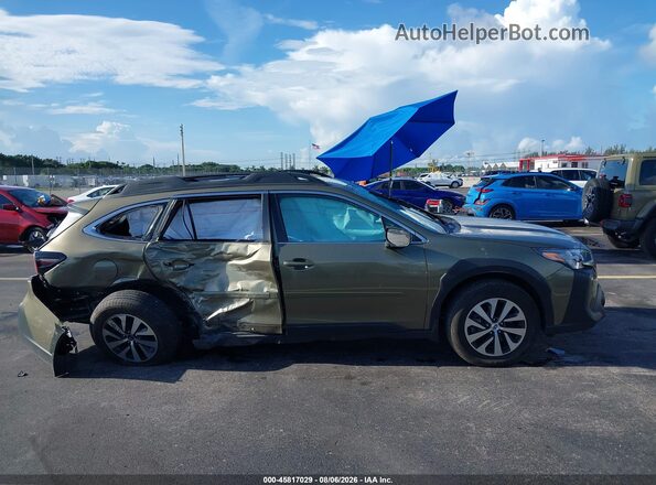 4S4BTADC1R3124974 2024 SUBARU OUTBACK Green Вид задньої частини салону