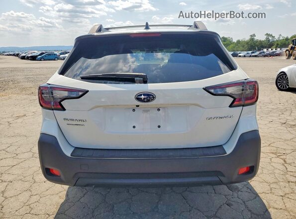 4S4BTADC1S3106142 2025 SUBARU OUTBACK White უკანა ხედი