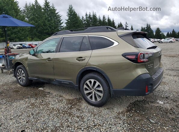 4S4BTADC2M3206298 2021 SUBARU OUTBACK Green Rear left