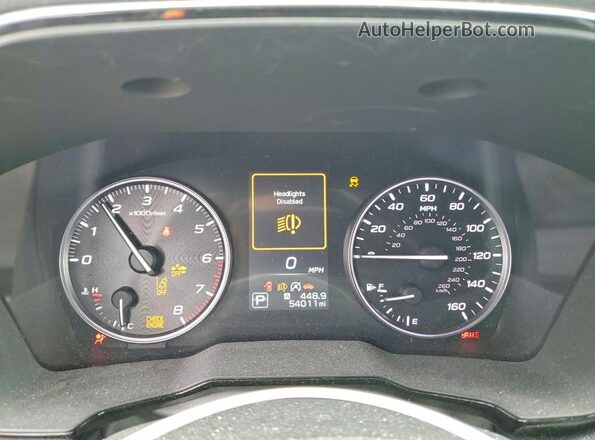4S4BTADC2M3206298 2021 SUBARU OUTBACK Green Instrument cluster view